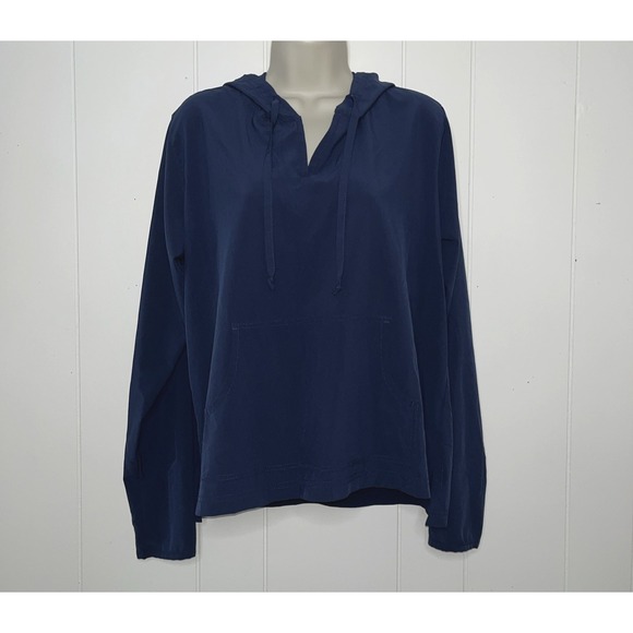 RipSkirt Pullover Hoodie Womens Medium Navy Sun Protection Long Sleeve Pocket - Picture 1 of 6